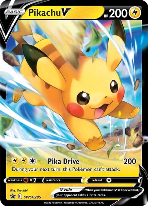 pikachu v promo card